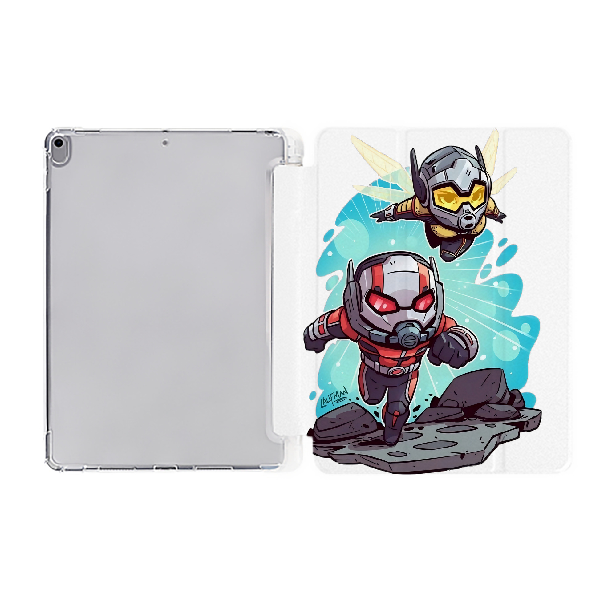 （画像用） アベンジャーズ The Avengers IPad ケース ペン収納付き 三つ折りスタンド PUレザー×シリコン 対応機種9.5/10.5/10.9インチ